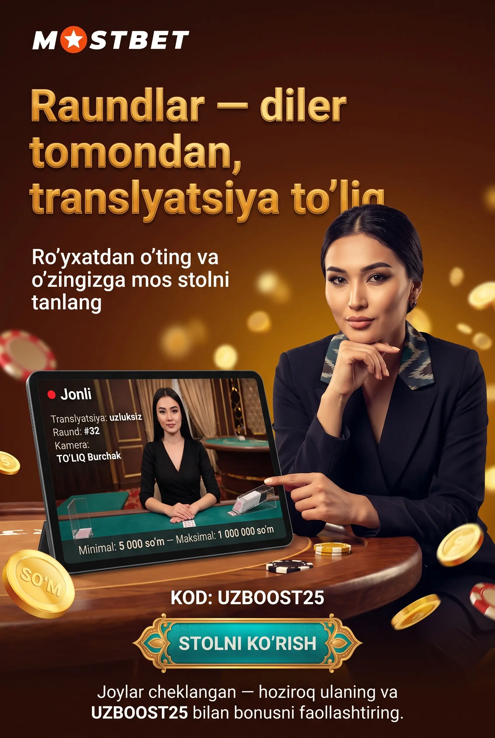 Jonli Kazino Formatlari