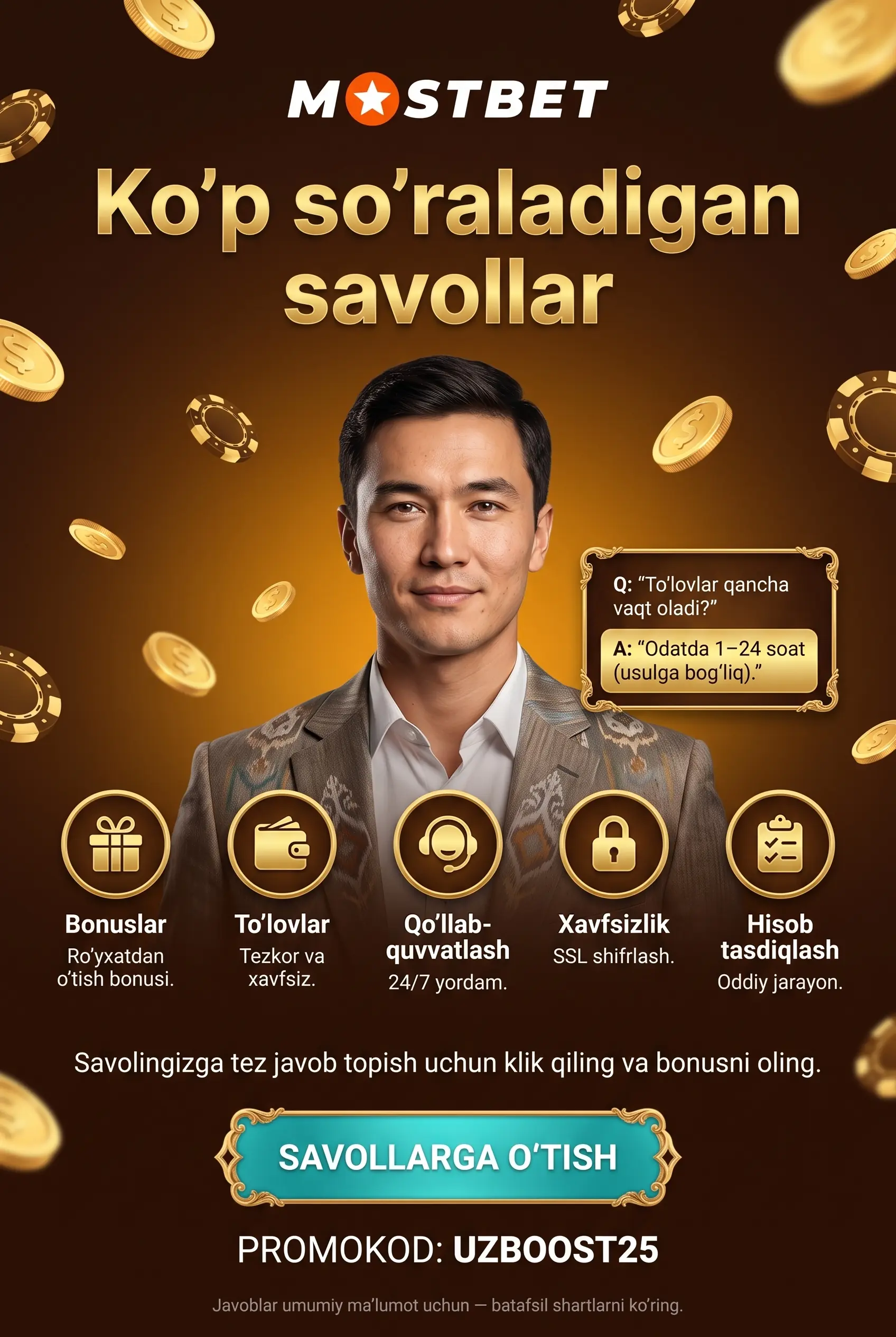 Ko'p so'raladigan savollar