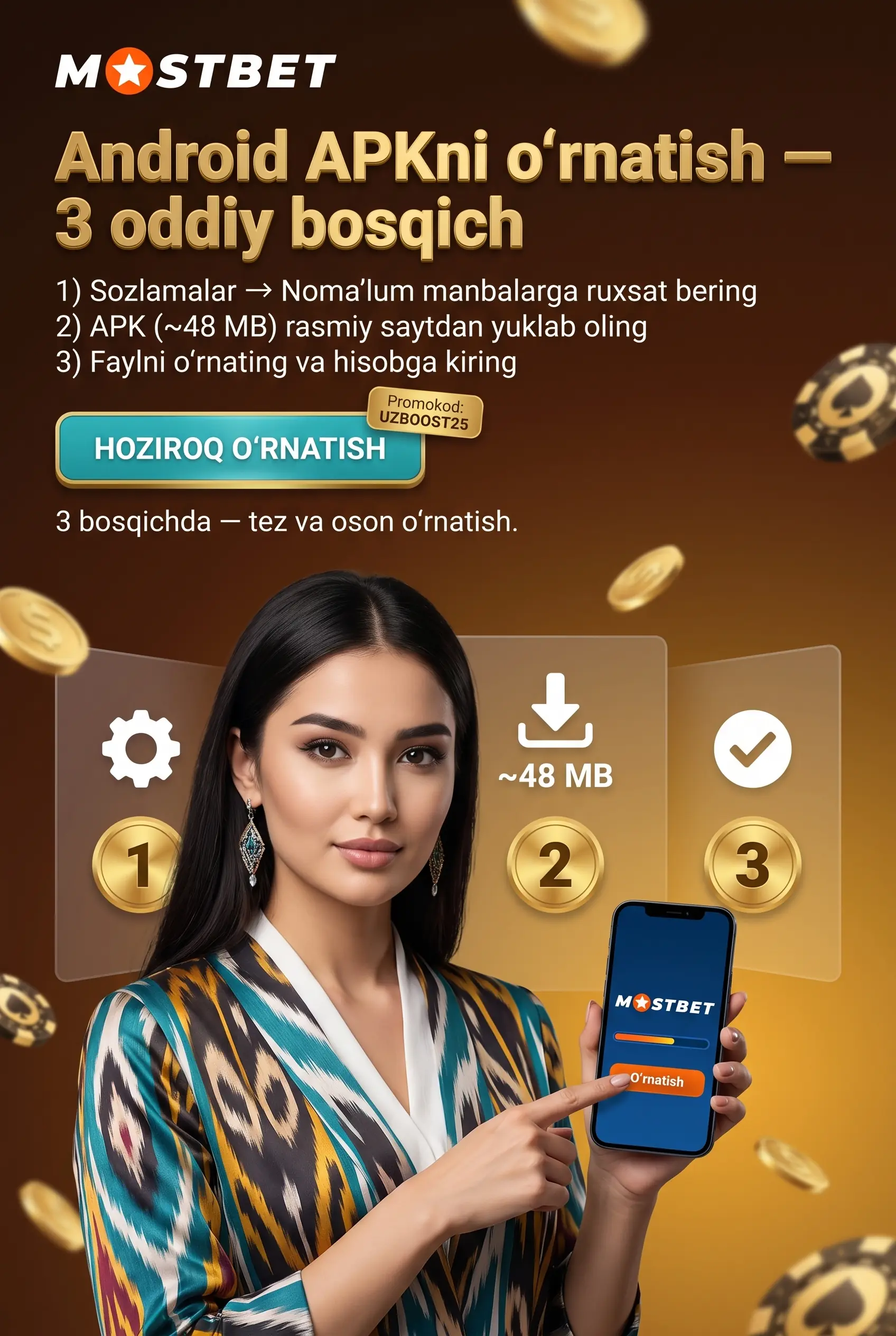 Android'ga APK ni o'rnatish bosqichlari