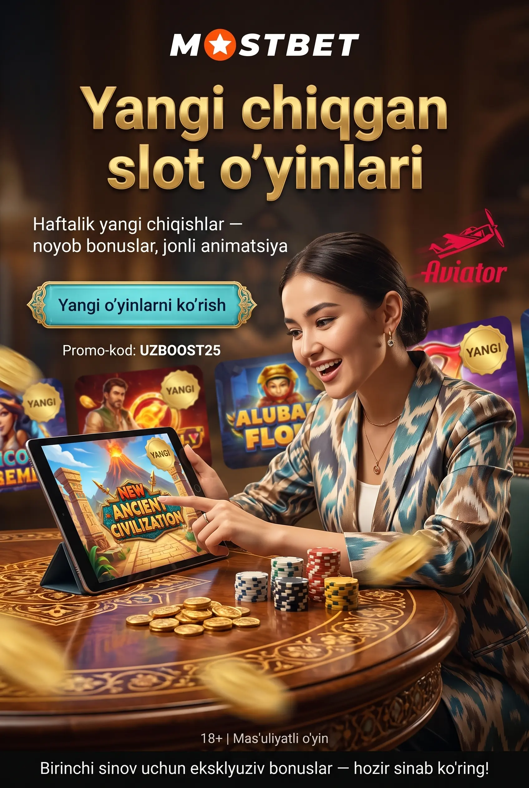 Yangi chiqqan slot o'yinlari