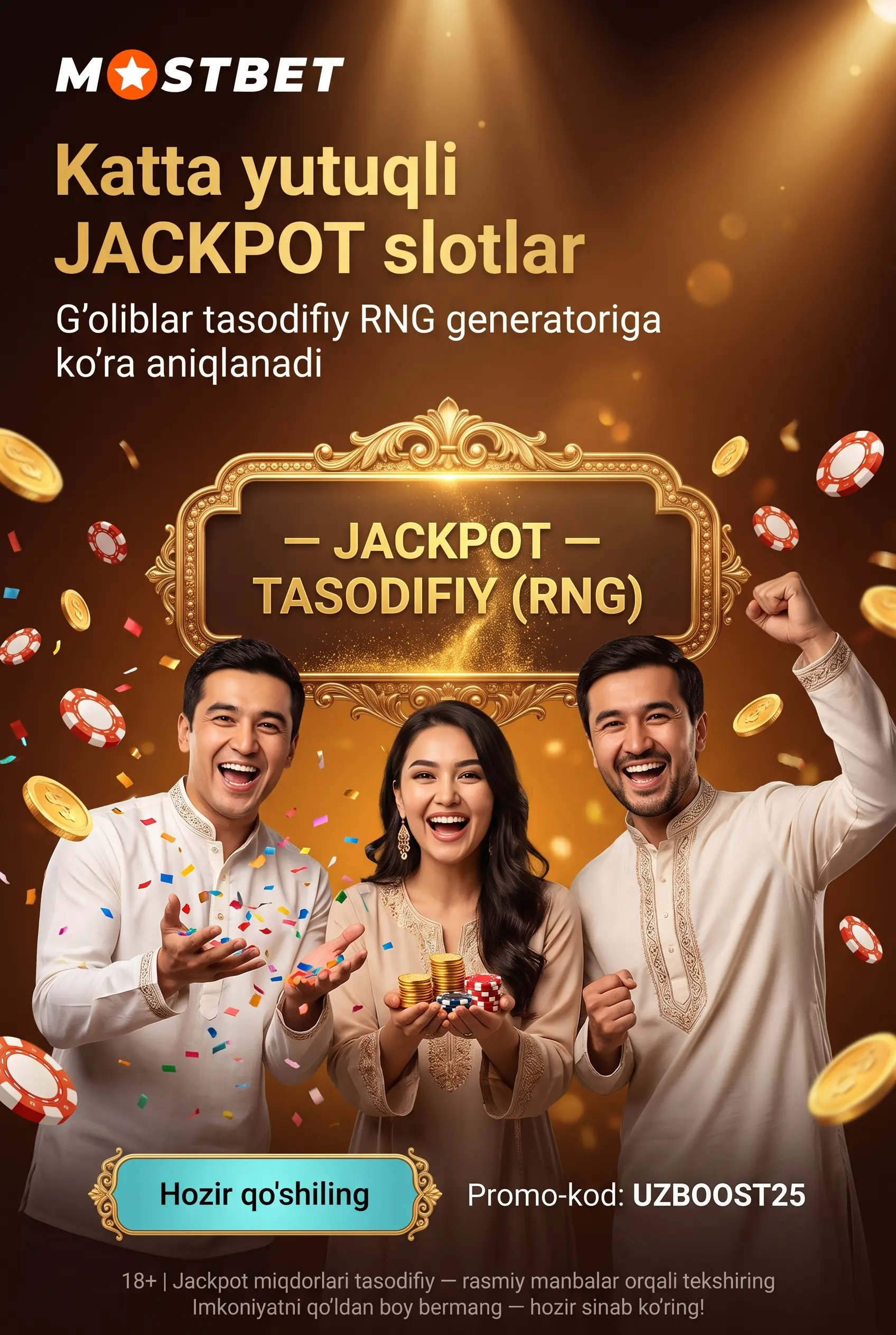 Katta yutuqli jackpot slotlari