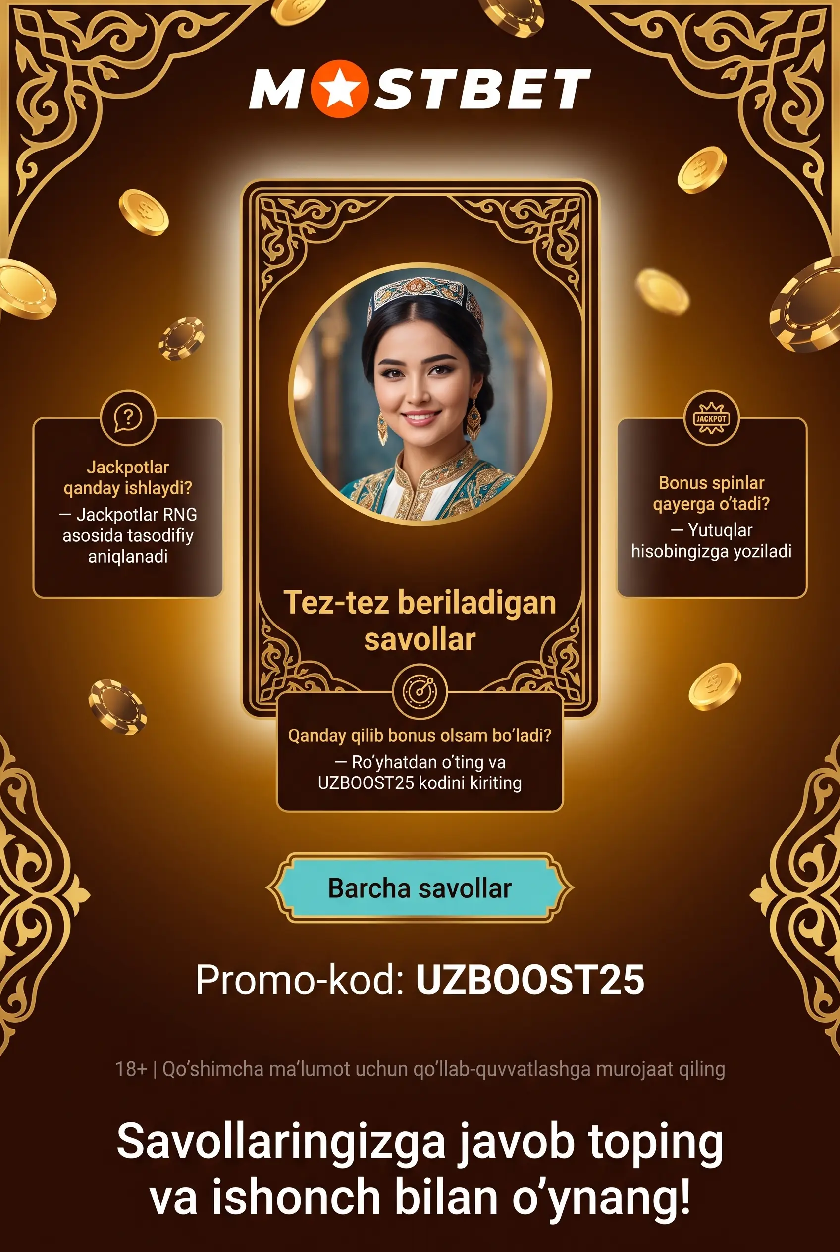 Slotlar haqida tez-tez beriladigan savollar